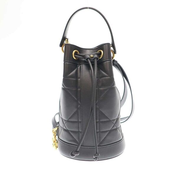 Christian Dior 24 SS Backpack Small Maxi Cannage Calfskin M3350 Uhow m900 Black main image 6